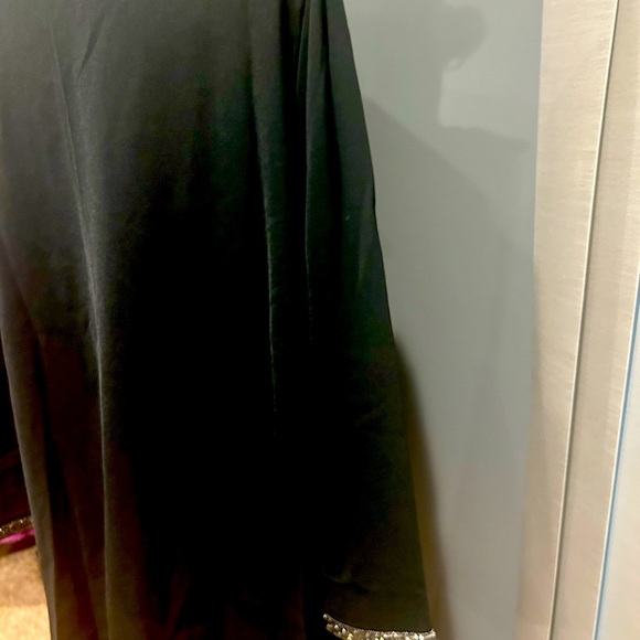 Women Button Down Shirt Blouse Long Sleeve Belted Solid Office Work Dress - Picture 10 of 12